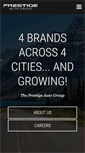 Mobile Screenshot of prestigeautogroup.com